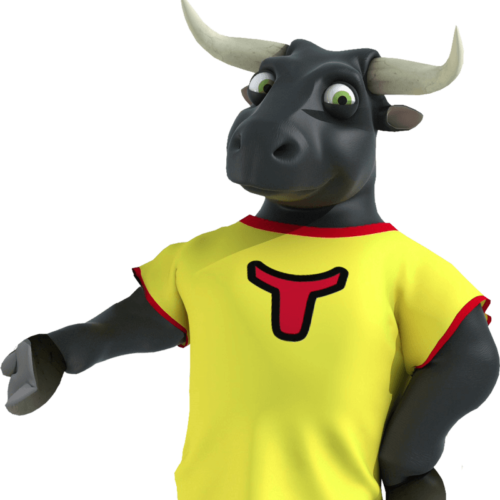 Del Toro Insurance Bull showing the way